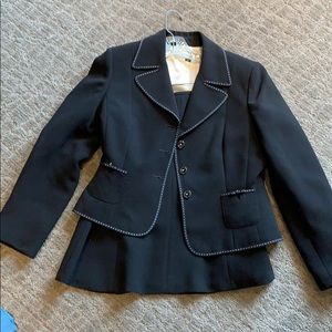 Tahari black suit